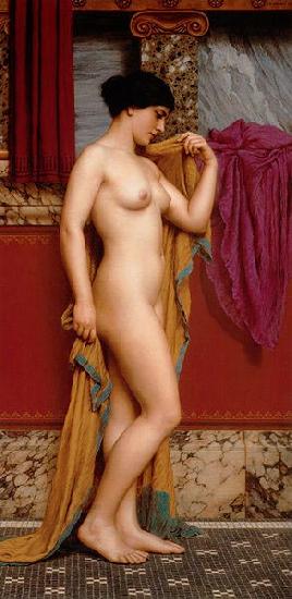 John William Godward In the Tepidarium